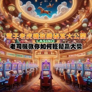 電子老虎機致勝秘笈大公開!老司機教你如何輕鬆贏大獎!