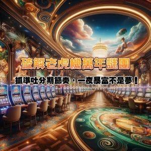 破解老虎機萬年謎團!抓準吐分節奏,一夜暴富不是夢!