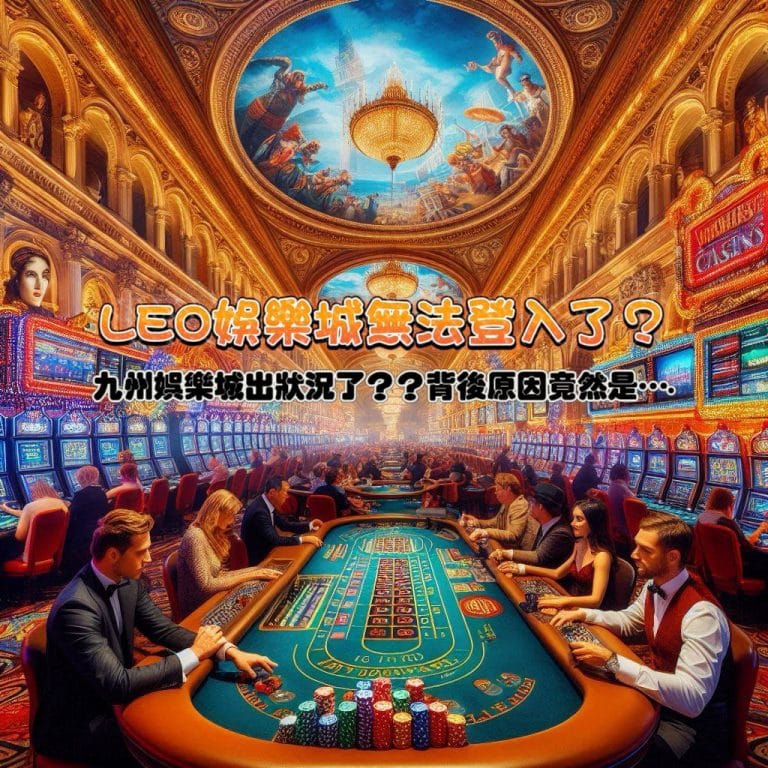 LEO娛樂城突然無法登入!九州娛樂城也出狀況?背後原因竟是...