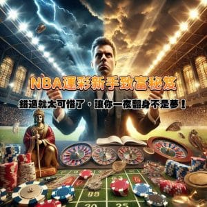錯過就太可惜了！NBA運彩新手致富密笈大公開，讓你一夜翻身不是夢！