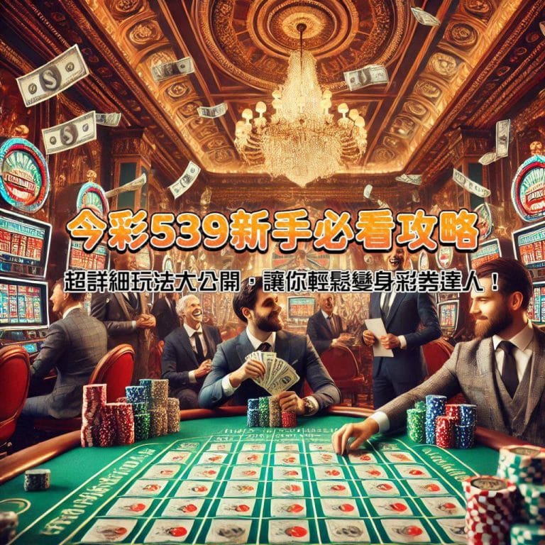 今彩539新手必看!超詳細玩法大公開,讓你輕鬆變身彩券達人!